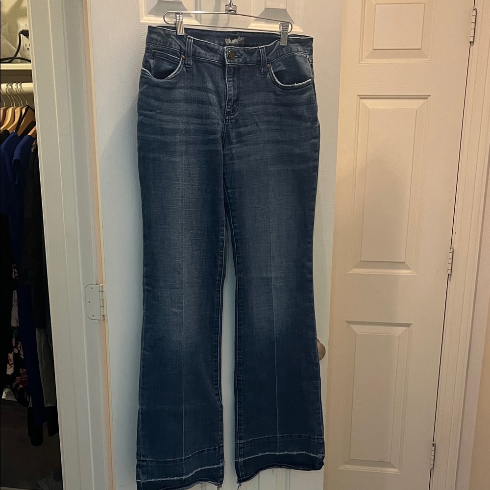 Wrangler Women's Indigo Wide Leg Jeans